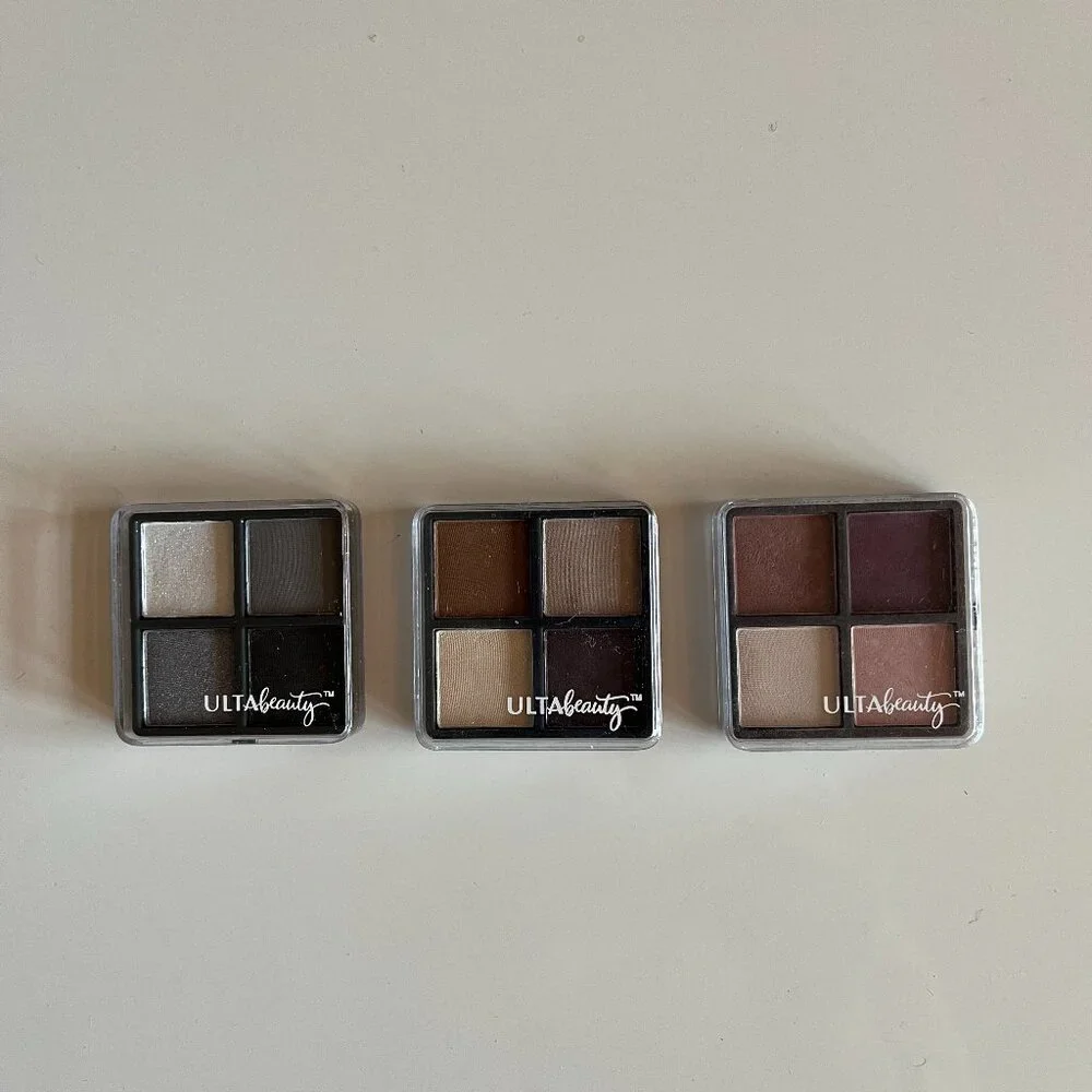 Ulta Eyeshadow Quads New Set of 3